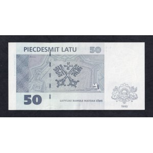 Latvia, 50 Latu, 1992, UNC