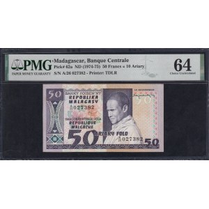 Madagaskar, 50 franków, 1974-75, Choice UNC 64
