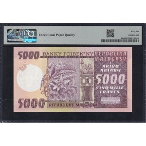 Madagaskar, 5000 Francs, 1974, Gem UNC 66 EPQ