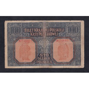 Polen, 100 Marek, 1916, VG