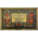 Polen, 100 Marek, 1916, VG