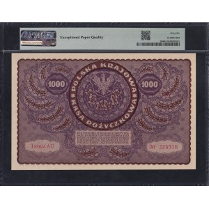 Pologne, 1000 Marek, 1919, Gem UNC 66 EPQ