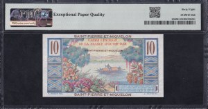 Saint Pierre & Miquelon, 10 Francs, 1950-60, Superb Gem UNC 68 EPQ, TOP POP