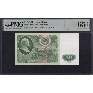 U.S.S.R., 50 Rubles, 1961, Gem UNC 65 EPQ