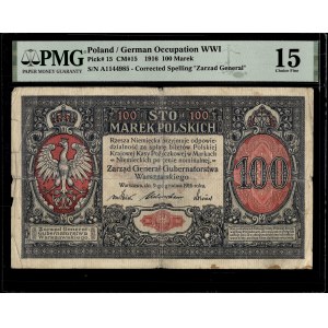 Poland. 1916 100 Marek Zarzad General