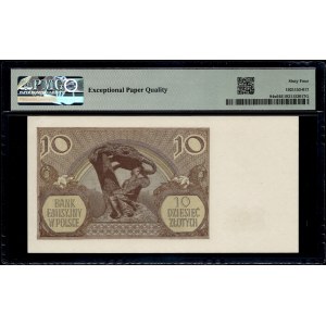 Pologne. 1940 10 Zlotych Préfixe L WWII Contrefaçon