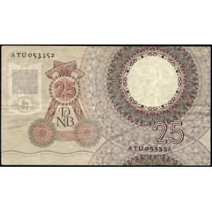 Netherlands. 25 Gulden 1955