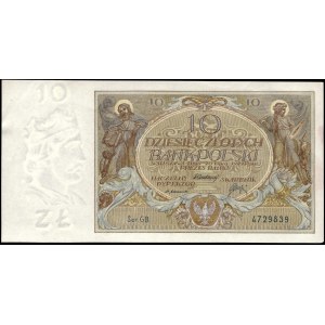Polsko. 1929 10 zlotých Předpona GB