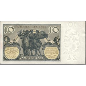 Polsko. 1929 10 zlotých Předpona GB