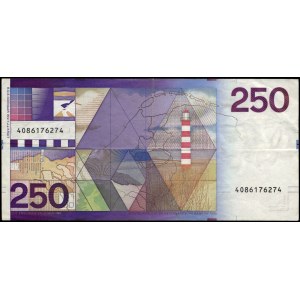 Netherlands. 250 Gulden 1985 Lighthouse
