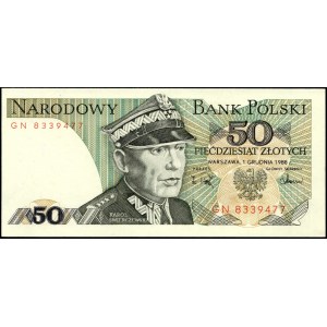 Polsko. 1988 50 Zlotých Předpona GN