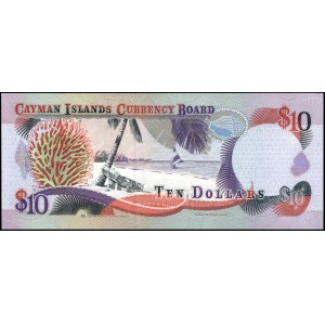 Kajmany. 10 dolarów 1996