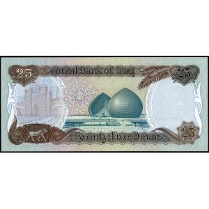 Iraq. 25 Dinars 1986