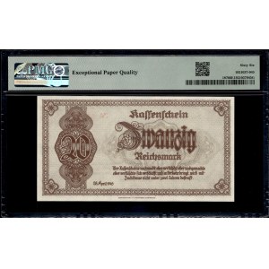 Allemagne. Sudètes et Basse-Silésie 20 Reichsmark 1945