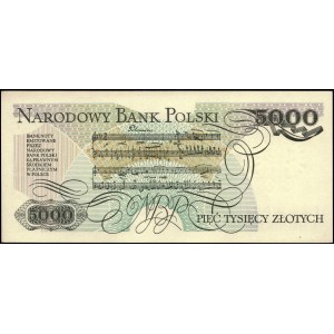 Polsko. 1982 5000 Zlotých Prefix CD