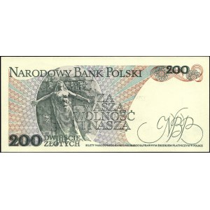 Pologne. 1988 200 Zlotych Préfixe EK