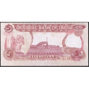 Iraq. 5 Dinar 1992
