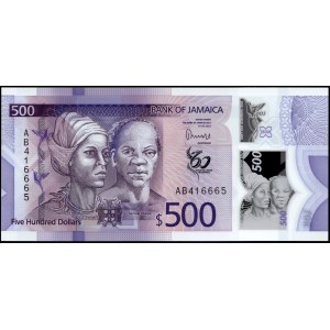 Jamaica. 500 Dollars 2022