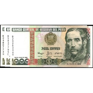 Peru. 50000 Intis 1988 3 ks