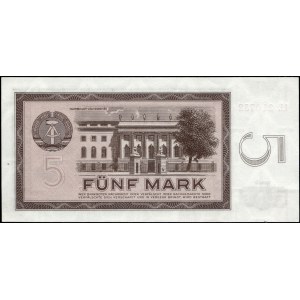 Germany. DDR 5 Marks 1964 Prefix LL