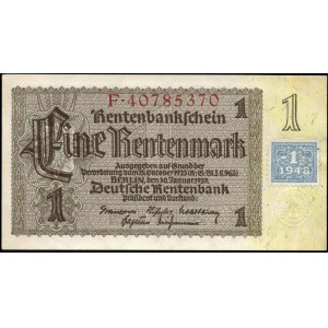 Germany. DDR 1 Mark 1948 Stamp Over 1 Mark 1937