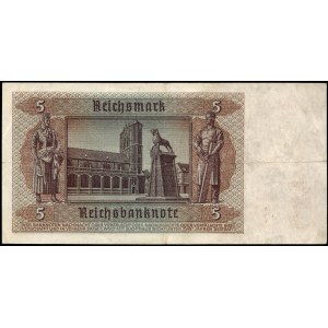 Germany. DDR 5 Marks 1948 Stamp Over 5 Marks 1942