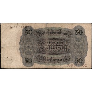 Germany. 50 Mark 1924 Prefix A