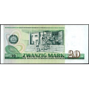 Germania. DDR 20 Mark 1985 Prefisso EO