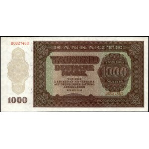 Germany. DDR 1000 Mark 1948 Prefix B
