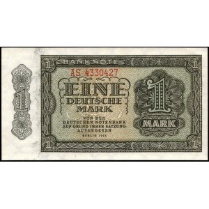 Germany. DDR 1 Mark 1948 Prefix AA