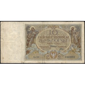 Polsko. 1929 10 zlotých Předpona DV