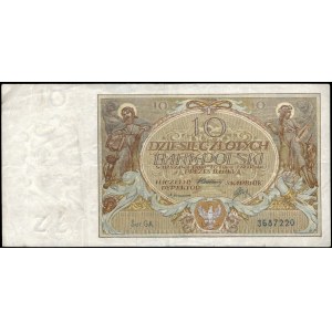 Poland. 1929 10 Zlotych Prefix GA