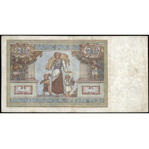 Polsko. 1931 20 Zlotých Předpona AC