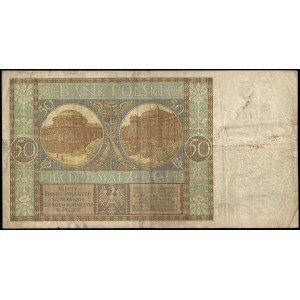 Poland. 1929 50 Zlotych Prefix B.T.