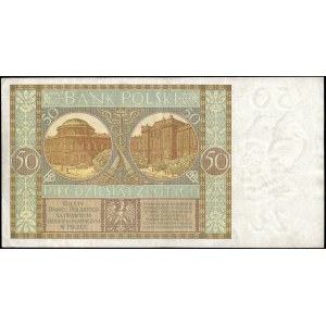 Poland. 1929 50 Zlotych Prefix DP