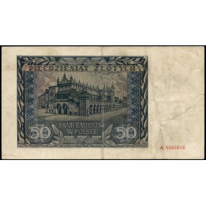 Polsko. 1941 50 zlotých Předpona A