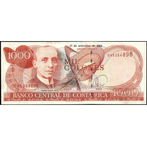 Costa Rica. 1000 Colones 2004 Series Directive 7 Series D