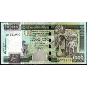 Sri Lanka. 1000 Rupees 2006