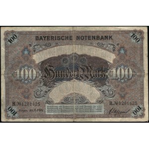 Germania. Baviera 100 marchi 1900