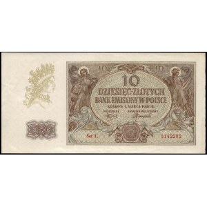 Pologne. 1940 10 Zlotych Préfixe L
