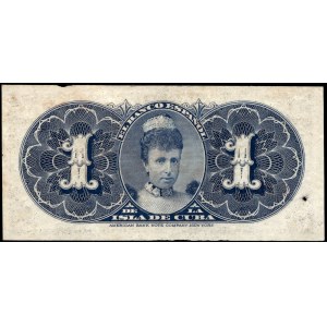Cuba. Banco Español 1 Peso 1896