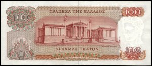 Greece. 100 Drachmai 1967