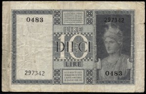 Italy. 10 Lire 1935