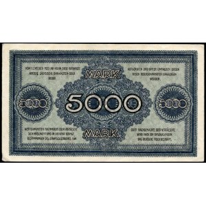 Germany. Dresden 5000 Mark 1923