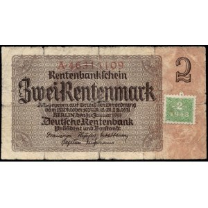 Germany. DDR 2 Mark 1948 Stamp Over 2 Mark 1937