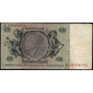 Germany. DDR 50 Mark 1948 Stamp Over 50 Mark 1933