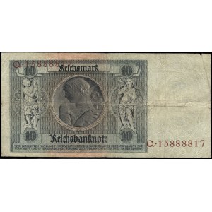 Germany. DDR 10 Mark 1948 Stamp Over 10 Mark 1929