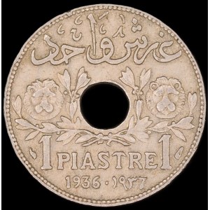 Lebanon. 1 Piastre 1936