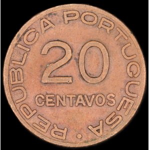 Mozambique. 20 Centavos 1941