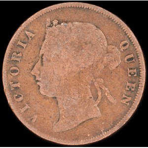 Straits Settlements. 1 Cent 1895